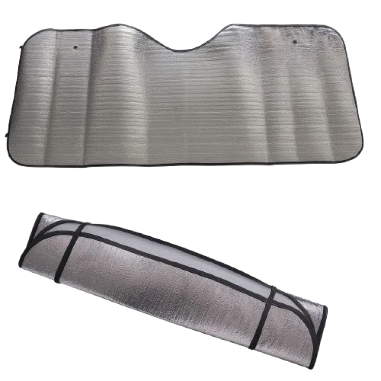 BYSON Front Window Sun Shade - Silver (140×70 cm)