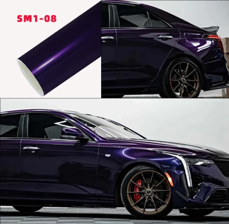 Night Purple Car Wrap Vinyl - Carlori Chameleon Shining