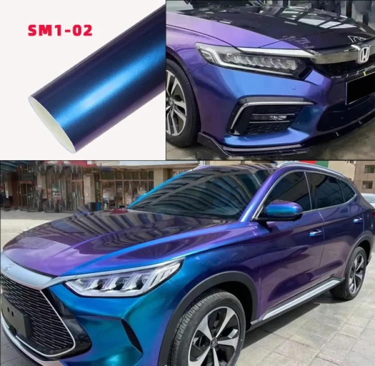 Purple Blue Car Wrap Vinyl - Carlori Chameleon Shining