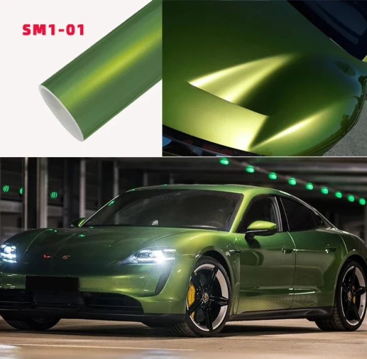 Spring Green Car Wrap Vinyl - Carlori Chameleon Shining