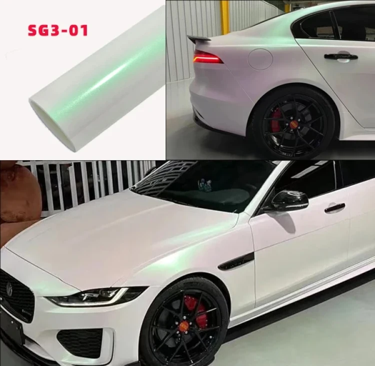 تغليف السيارات فينيل أبيض - أخضر Green