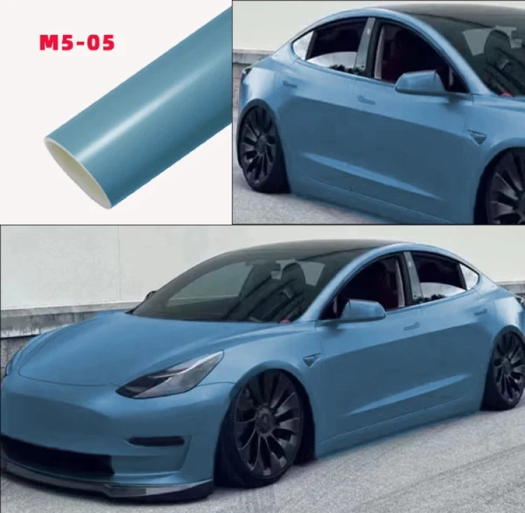 Carlori Vinyl Car Wrap – Blue