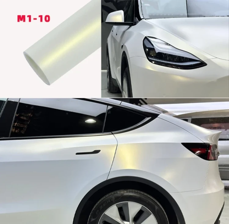 Matte Gold Car Vinyl Wrap