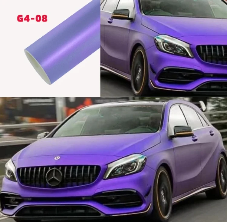 Car Wrap Vinyl Purple Grey