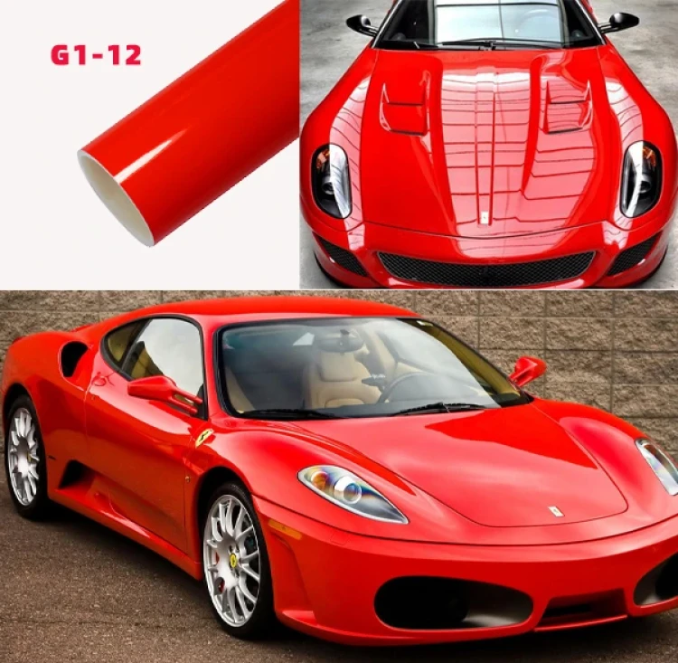 Car Wrap Vinyl Ferrari Red