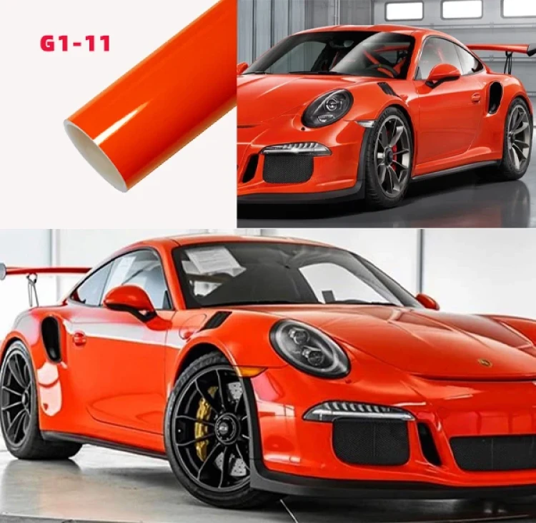 Car Wrap Vinyl Lava Orange