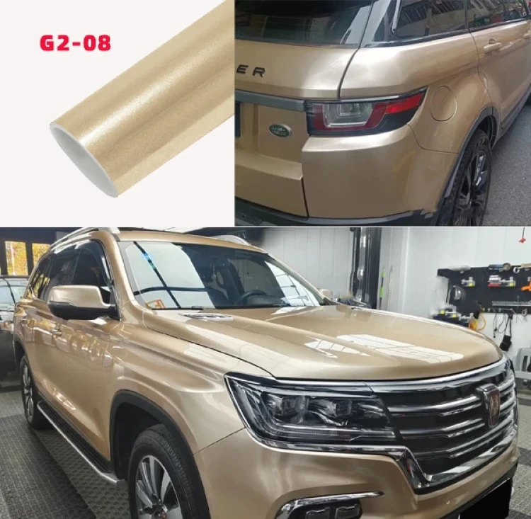 تغليف السيارات فينيل ذهبي شمبانيا