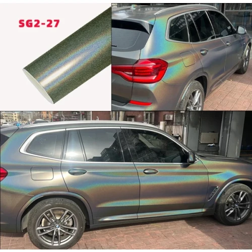 Matte Grey Car Wrap Vinyl - Carlori Gloss Rainbow