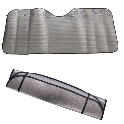 BYSON Front Window Sun Shade - Silver (140×70 cm)