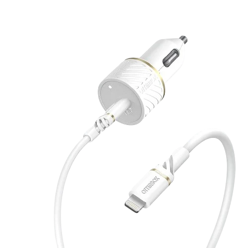 OtterBox 18W Car Charger + 1m USB-C to Lightning Cable