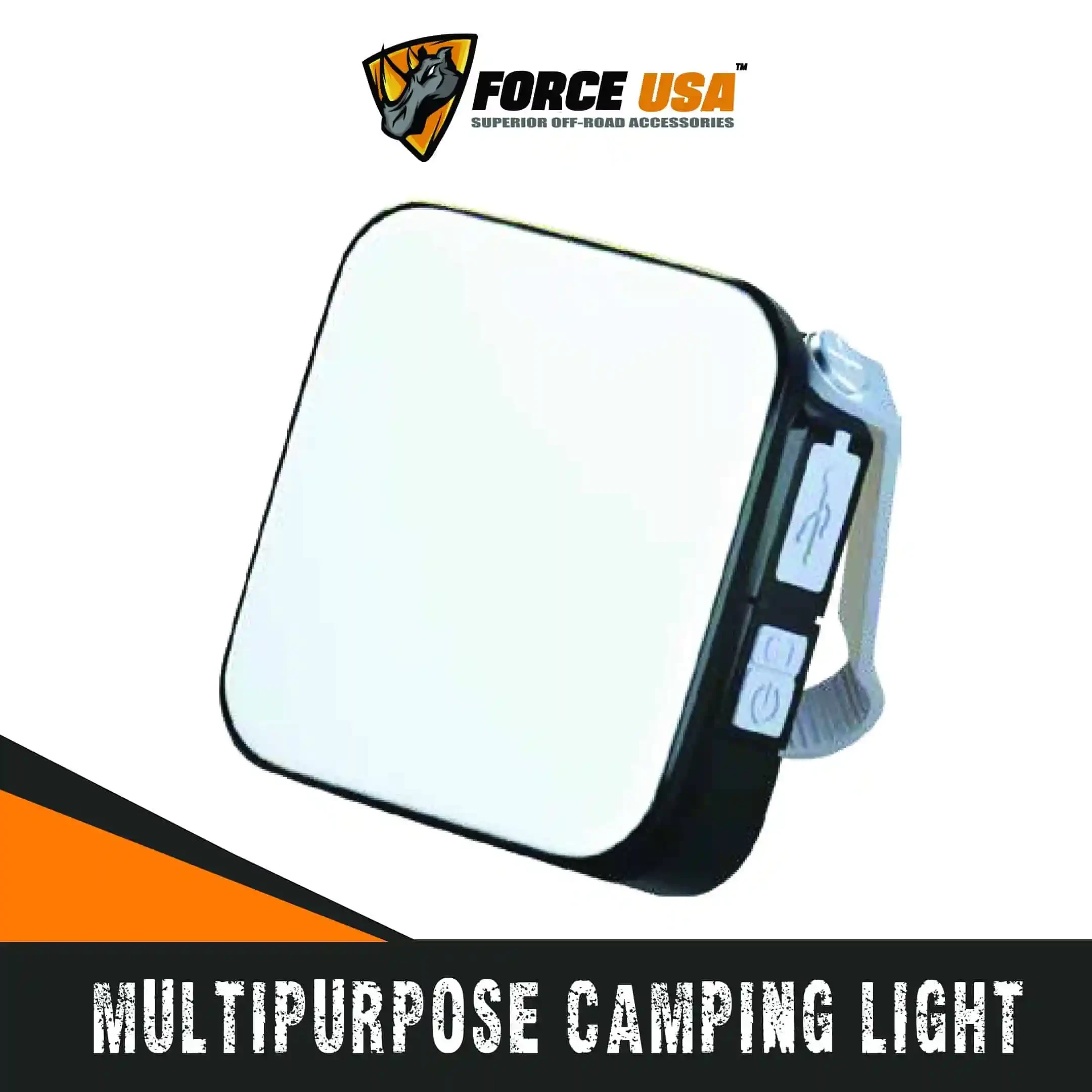 مصباح تخييم متعدد الأغراض مع بنك طاقة FORCE USA 1100PCS