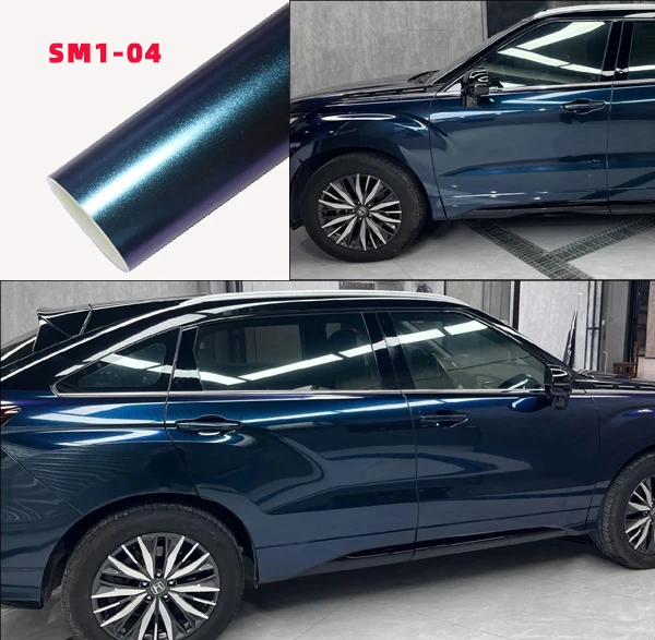 Blue Purple Car Wrap Vinyl - Carlori Chameleon Shining