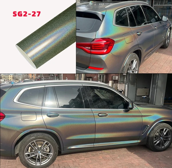 Matte Grey Car Wrap Vinyl - Carlori Gloss Rainbow