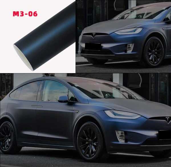 Car Wrap Vinyl Black Blue