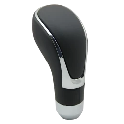 Universal Gear Shift Knob - Black Leather - Image 1