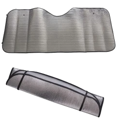 BYSON Front Window Sun Shade - Silver (140×70 cm) - Image 1