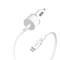 OtterBox 18W Car Charger + 1m USB-C to Lightning Cable - Image 1