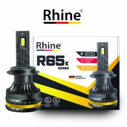 طقم مصابيح أمامية ليد RHINE R65K 9006