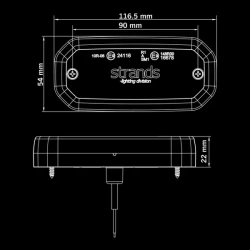 كشاف جانبي كهرماني STRANDS FOR9T SCALE - Image 9