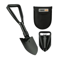 FORCE USA FOLDABLE SHOVEL 130PCS – Carbon Steel Military-Grade Shovel - Image 1