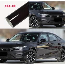 Black Red 3D Car Wrap Vinyl