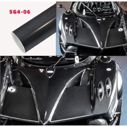 Carbon Silver 3D Car Wrap Vinyl
