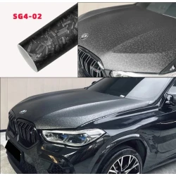 Matt Black 3D Car Wrap Vinyl