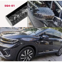 Gloss Black 3D Car Wrap Vinyl