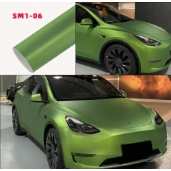 Matte Spring Green Car Wrap Vinyl - Carlori Chameleon Shining