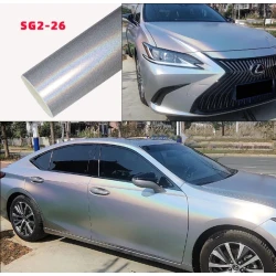 تغليف السيارات فينيل فضي مطفي Matte Silver