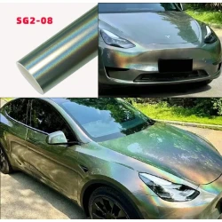 Green Car Wrap Vinyl - Carlori Gloss Rainbow