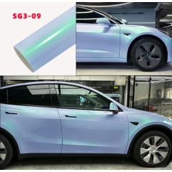 تغليف السيارات فينيل أزرق لامع أرجواني Gloss Blue Purple