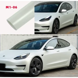 Ceramic White Car Vinyl Wrap