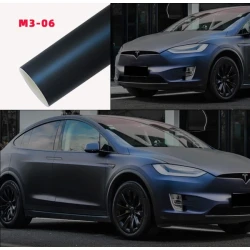 تغليف السيارات فينيل أسود أزرق Black Blue