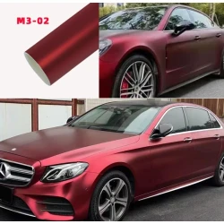 تغليف السيارات فينيل أحمر روماني Romane Red